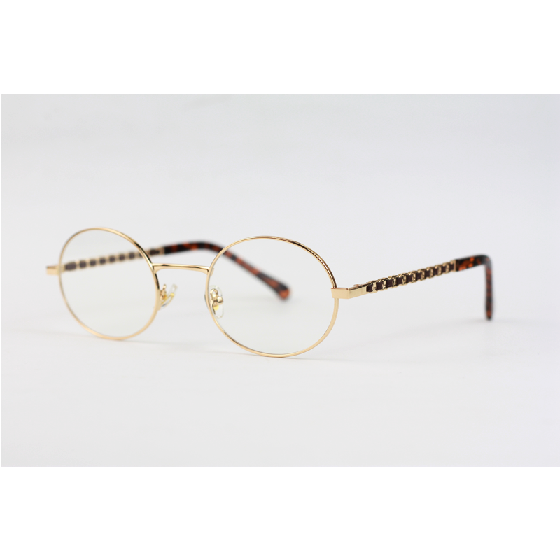 Dior - 31757 - Golden Tortoise - Metal - Blue Cut - Oval - Eyewear