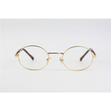 Dior - 31757 - Golden Tortoise - Metal - Blue Cut - Oval - Eyewear