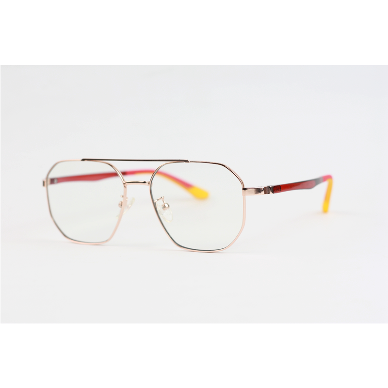 Gucci - 844 - Golden Red - Acetate - Metal - Blue Cut - Double Bridge - Eyewear