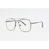 Carrera - 52070 - Silver Black - Blue Cut - Metal - Rectangle - Double Bridge - Eyewear