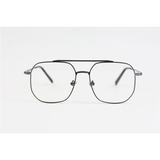 Carrera - 52070 - Silver Black - Blue Cut - Metal - Rectangle - Double Bridge - Eyewear