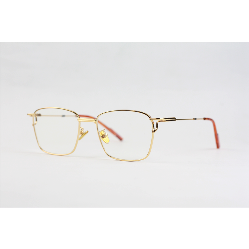Dior - 5158 - Golden - Blue Cut - Metal - Rectangle - Eyewear