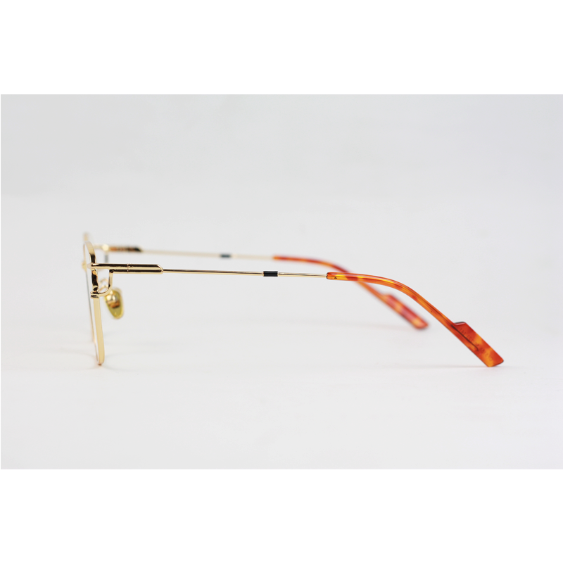 Dior - 5158 - Golden - Blue Cut - Metal - Rectangle - Eyewear