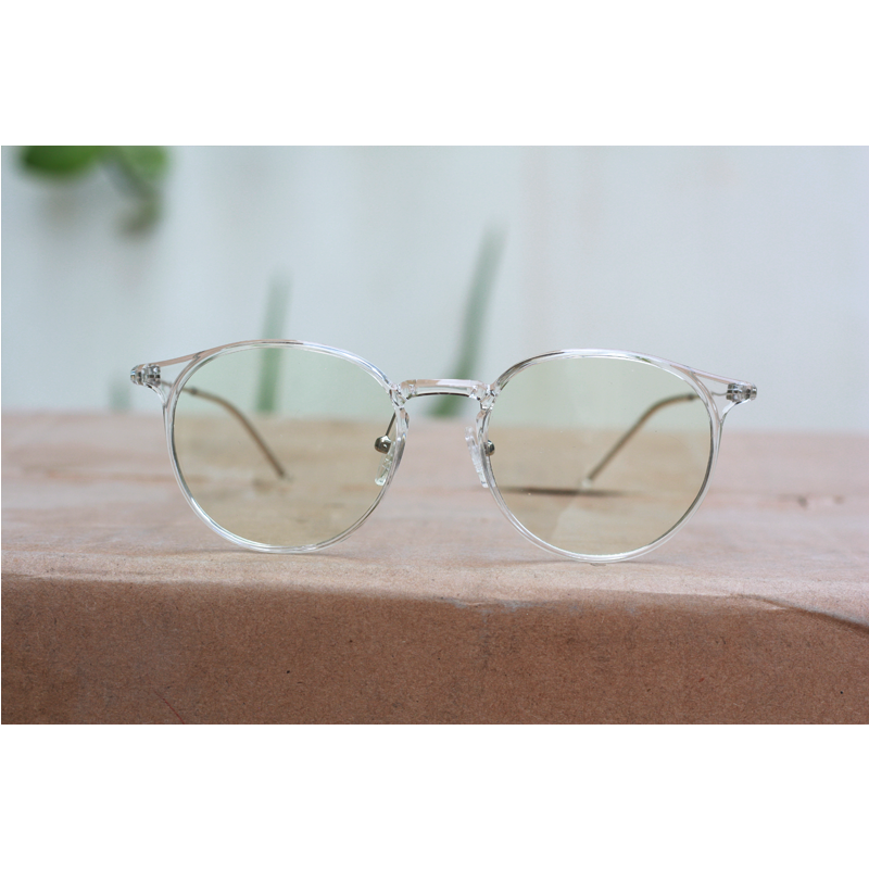 Dior - 7234 - Translucent - Acetate - Metal - Blue Cut - Oval - Eyewear