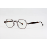 Dior - 7249 - Grey Translucent Tortoise - Acetate - Blue Cut - Hexagonal - Eyewear