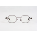 Dior - 7249 - Grey Translucent Tortoise - Acetate - Blue Cut - Hexagonal - Eyewear