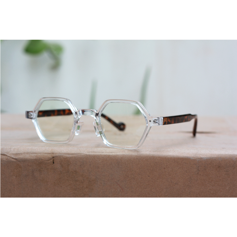 Dior - 7249 - Translucent Tortoise - Acetate - Blue Cut - Hexagonal - Eyewear
