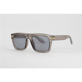Police - 3394 - Grey Translucent - Acetate - Rectangle - Sunglasses
