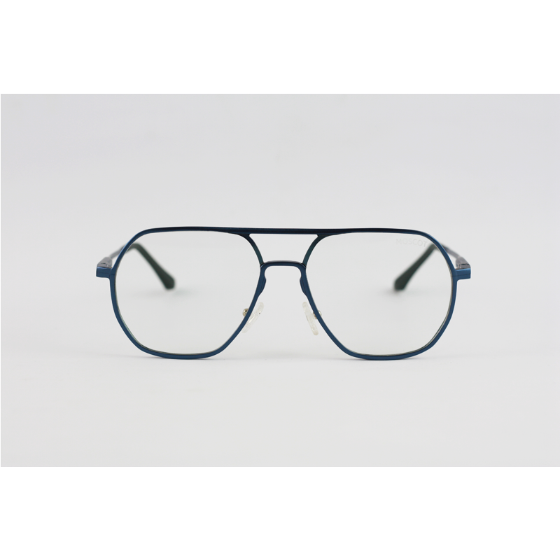 Moscot - 2327 - Blue - Aviator - Double Bridge - Blue Cut - Metal - Eyewear