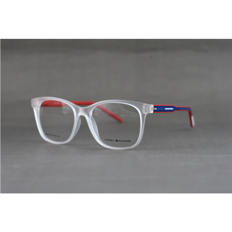 TOMMY HILFIGER - 6804 - Matte Translucent - Acetate - Rectangle - Eyewear