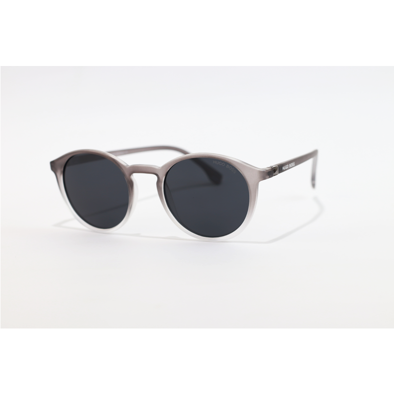 Hugo Boss - 2216 - Matte Grey Gradient - Acetate - Round - Polarized - Sunglasses