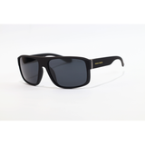 Hugo Boss - 7011 - Matte Black - Acetate - Rectangle - Polarized - Sunglasses