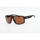 Hugo Boss - 7011 - Matte Brown - Acetate - Rectangle - Polarized - Sunglasses