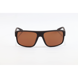 Hugo Boss - 7011 - Matte Brown - Acetate - Rectangle - Polarized - Sunglasses