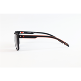 OGA - 1104 - Matte Black - Acetate - Single Lens - Rectangle - Polarized - Sunglasses