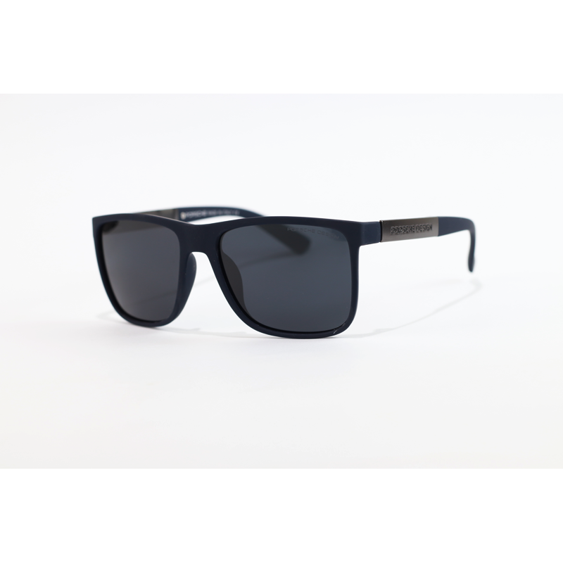 Porsche Design - 7013 - Matte Blue - Acetate - Rectangle - Polarized - Sunglasses