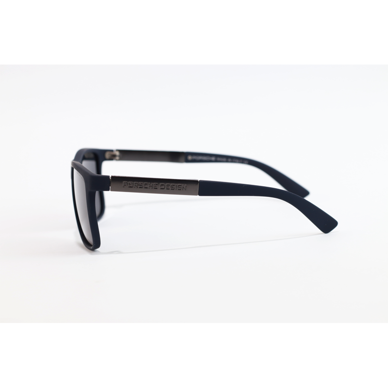 Porsche Design - 7013 - Matte Blue - Acetate - Rectangle - Polarized - Sunglasses