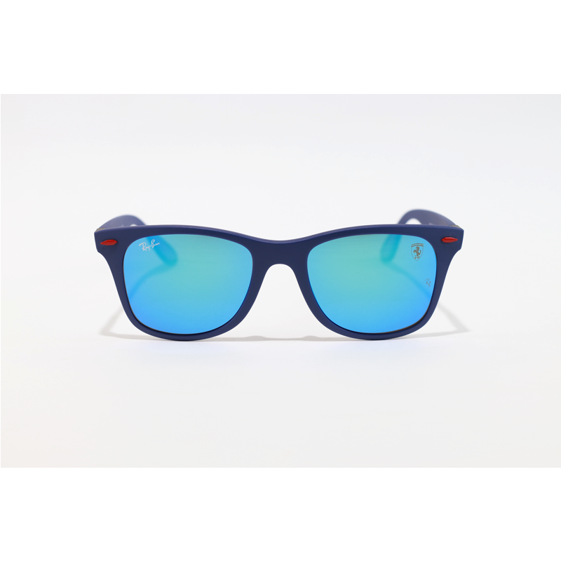 Ray Ban - Ferrari – 4195 – LITEFORCE - Blue Mercury - Acetate - Rectangle – Sunglasses