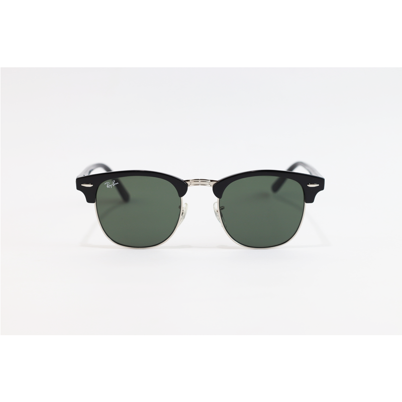 Ray Ban – 3016 – Clubmaster – Silver Green – Sunglasses