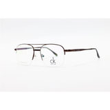 Calvin Klein - 032 - Bronze - Metal - Rectangle - Double Bridge - Half Rim - Eyewear