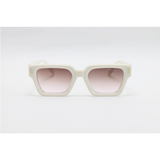 Louis Vuitton - 8263 - White Brown Gradient - Acetate - Rectangle - Sunglasses
