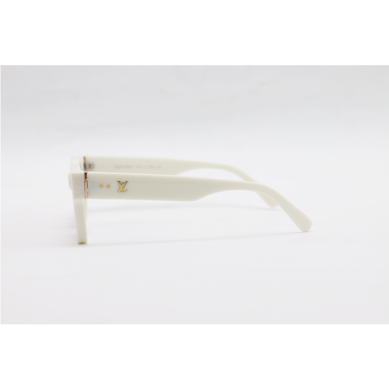Louis Vuitton - 8263 - White Brown Gradient - Acetate - Rectangle - Sunglasses