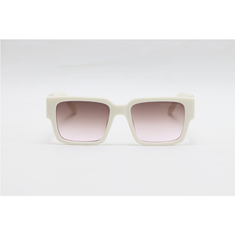 Louis Vuitton - 8433 - White Brown Gradient - Acetate - Rectangle - Sunglasses