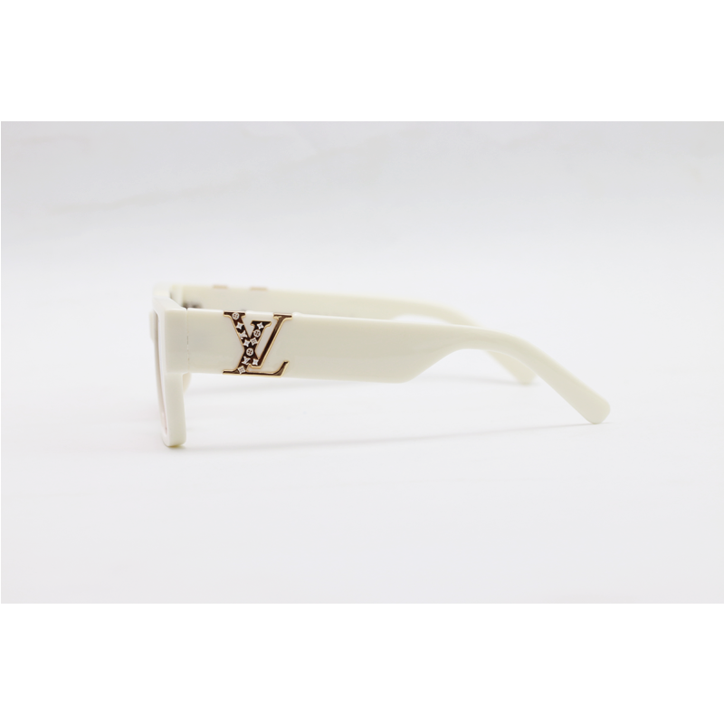 Louis Vuitton - 8433 - White Brown Gradient - Acetate - Rectangle - Sunglasses