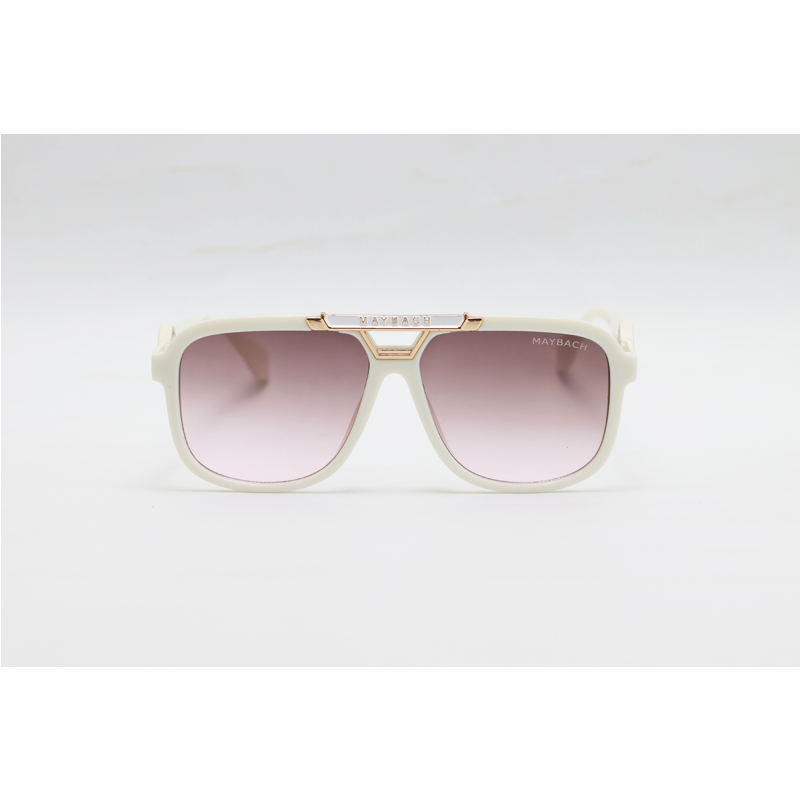 Maybach - 8402 - White Brown Gradient - Acetate - Avaitor - Sunglasses