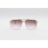 Maybach - 8402 - White Brown Gradient - Acetate - Avaitor - Sunglasses