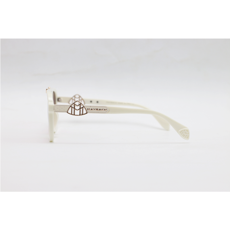 Maybach - 8402 - White Brown Gradient - Acetate - Avaitor - Sunglasses