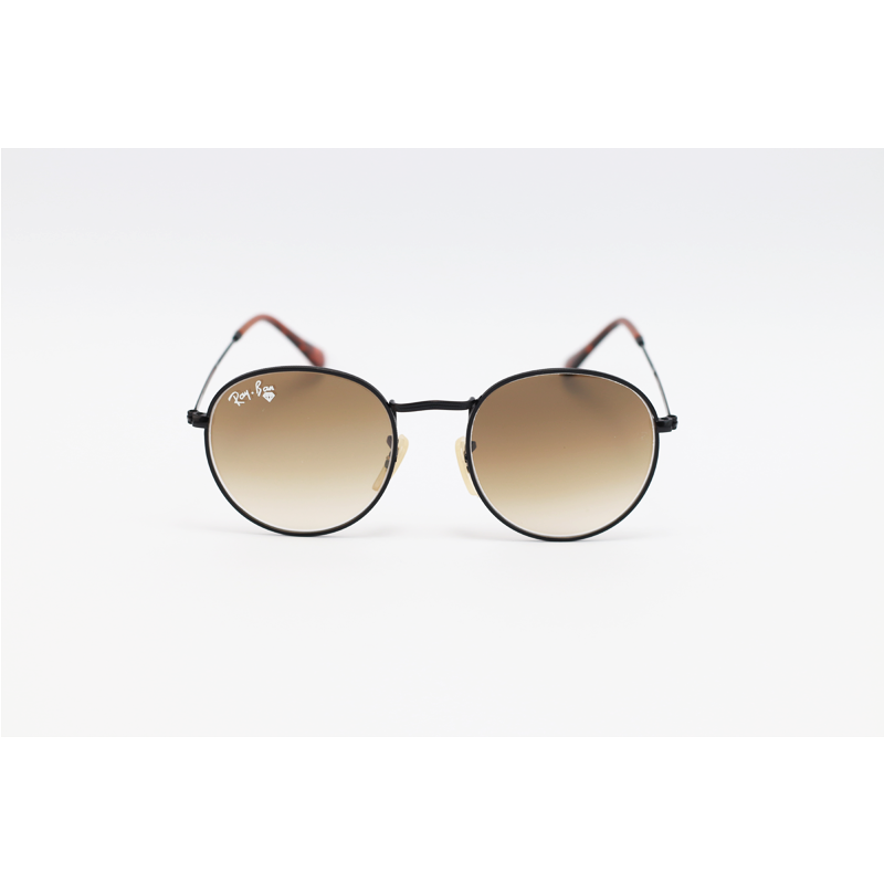 Ray Ban - 3447 - Black Brown Gradient - Metal - Round - Sunglasses