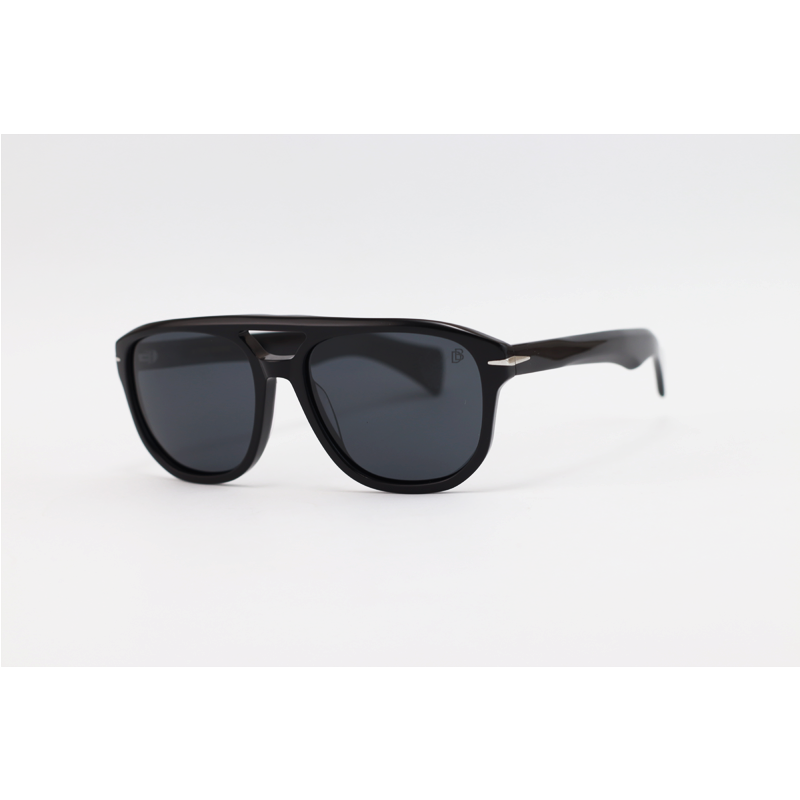 David Beckham - 1073 - Black - Acetate - Aviator - Polarized - Sunglasses