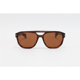 David Beckham - 1073 - Brown Horn - Acetate - Aviator - Polarized - Sunglasses