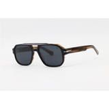 David Beckham - 1075 - Brown Marble - Acetate - Aviator - Polarized - Sunglasses