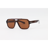 David Beckham - 1075 - Brown Horn - Acetate - Aviator - Polarized - Sunglasses