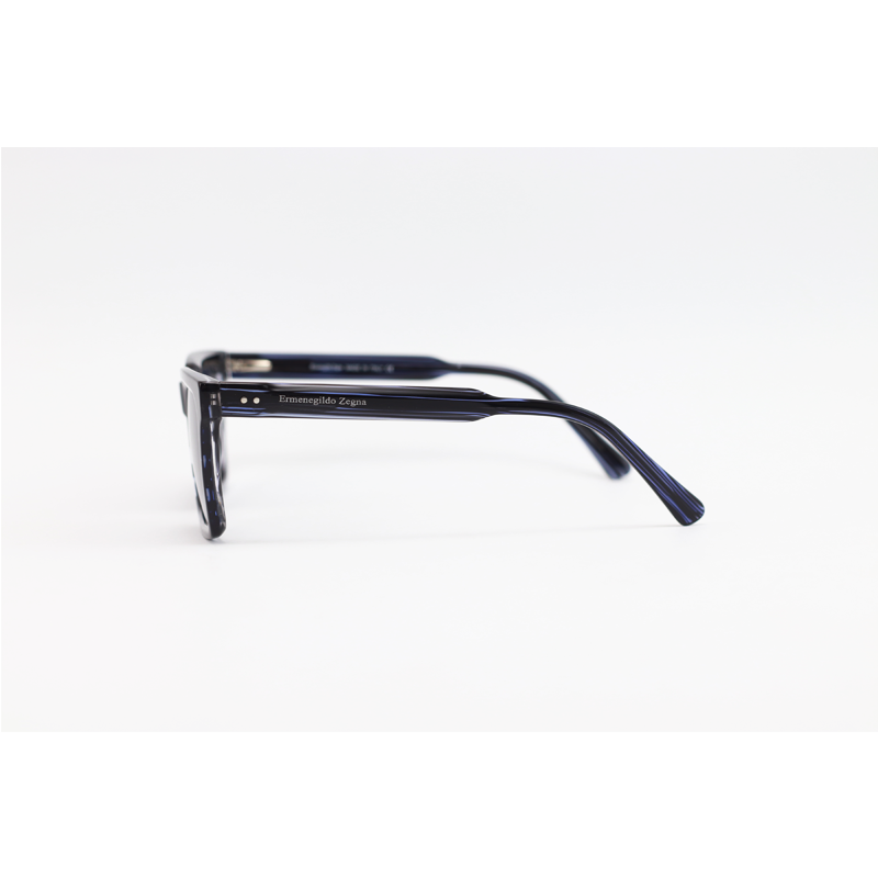 Ermenegildo Zegna - 0180 - Blue Stripe - Acetate - Rectangle - Polarized - Sunglasses