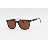 Tom Ford - 5448 - Brown Horn - Acetate - Rectangle - Polarized - Sunglasses