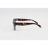 Celine - 6091 - Grey Translucent - Acetate - Rectangle - Sunglasses