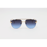 MAYBACH - 3114 - Golden Blue Gradient - Metal - Aviator - Rimless - Sunglasses