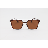 Porsche Design - 003 - Brown - Metal - Polarized - Double Bridge - Sunglasses