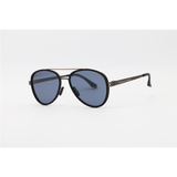 Porsche Design - 012 - Gun Blue - Metal - Aviator - Polarized - Double Bridge - Sunglasses