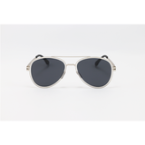 Porsche Design - 012 - Silver Black - Metal - Aviator - Polarized - Double Bridge - Sunglasses