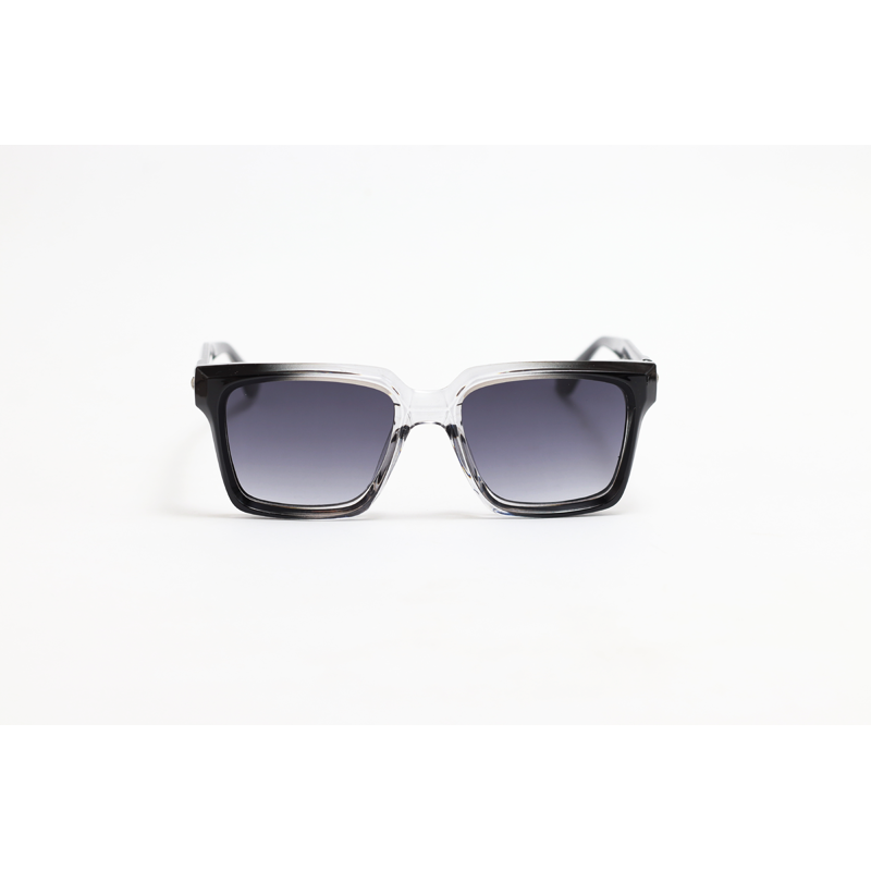 GM - 3203 - Black Crystal - Acetate - Rectangle - Sunglasses