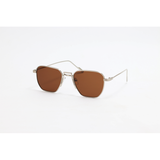 GM – 3552 – Silver Brown – Metal – Rectangle – Sunglasses
