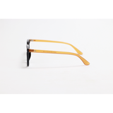 Moscot - 3875 - Black Brown - Acetate - Blue Cut - Square - Eyewear