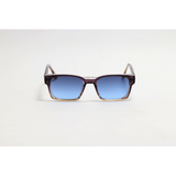 GM - 3204 - Maroon Blue - Acetate - Rectangle - Sunglasses