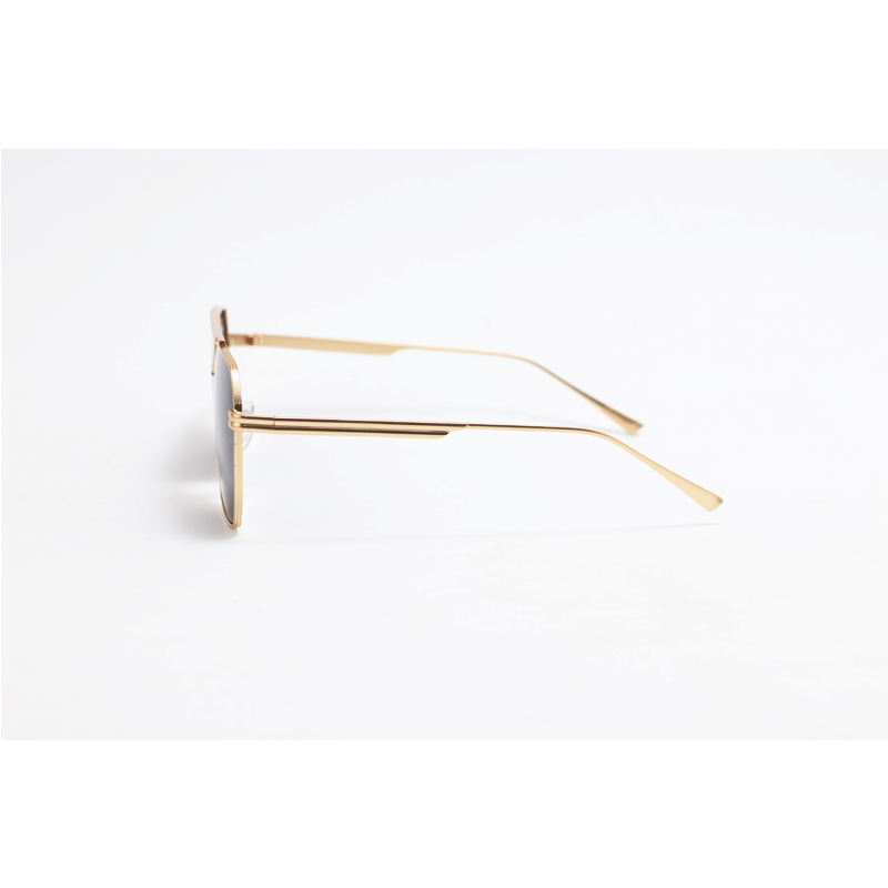 GM – 2176 – Golden Black – Metal - Polarized – Double Bridge – Sunglasses