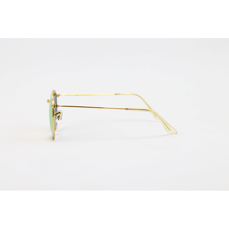 Ray Ban - 3447 - Golden Mercury - Metal - Round - Sunglasses
