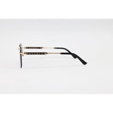 Louis Vuitton - 3151 - Golden Purple Gradient - Metal - Double Bridge - Aviator - Rimless - Sunglasses
